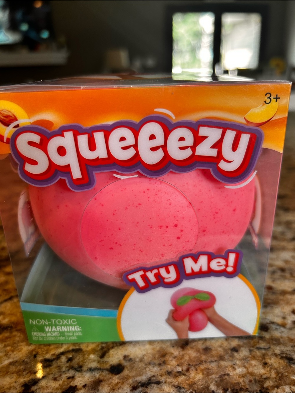 Squeezy peach. New